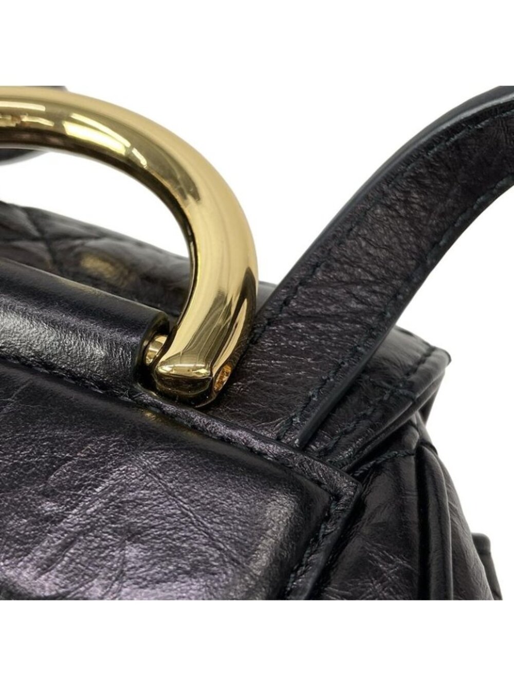 Dior Sac u Caro Backpack Small Black Macro Cannage - Picture 15 of 16